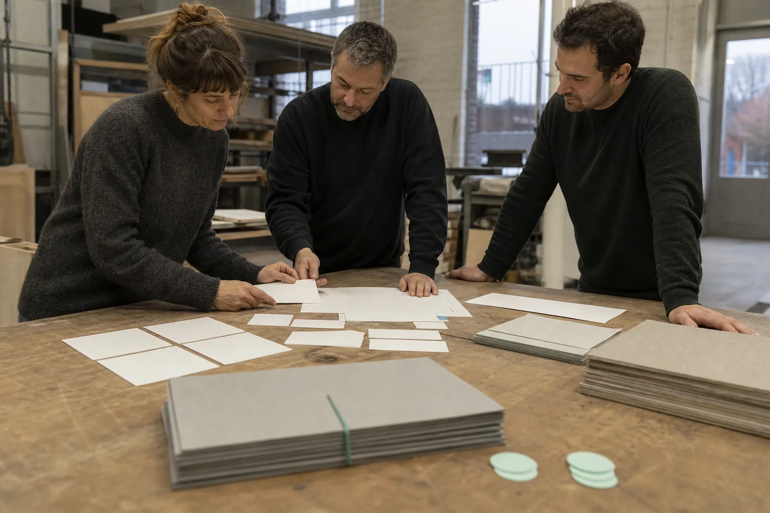 Des professionnels organisent les supports physiques de Publicité en ligne pour une entreprise à Charleroi