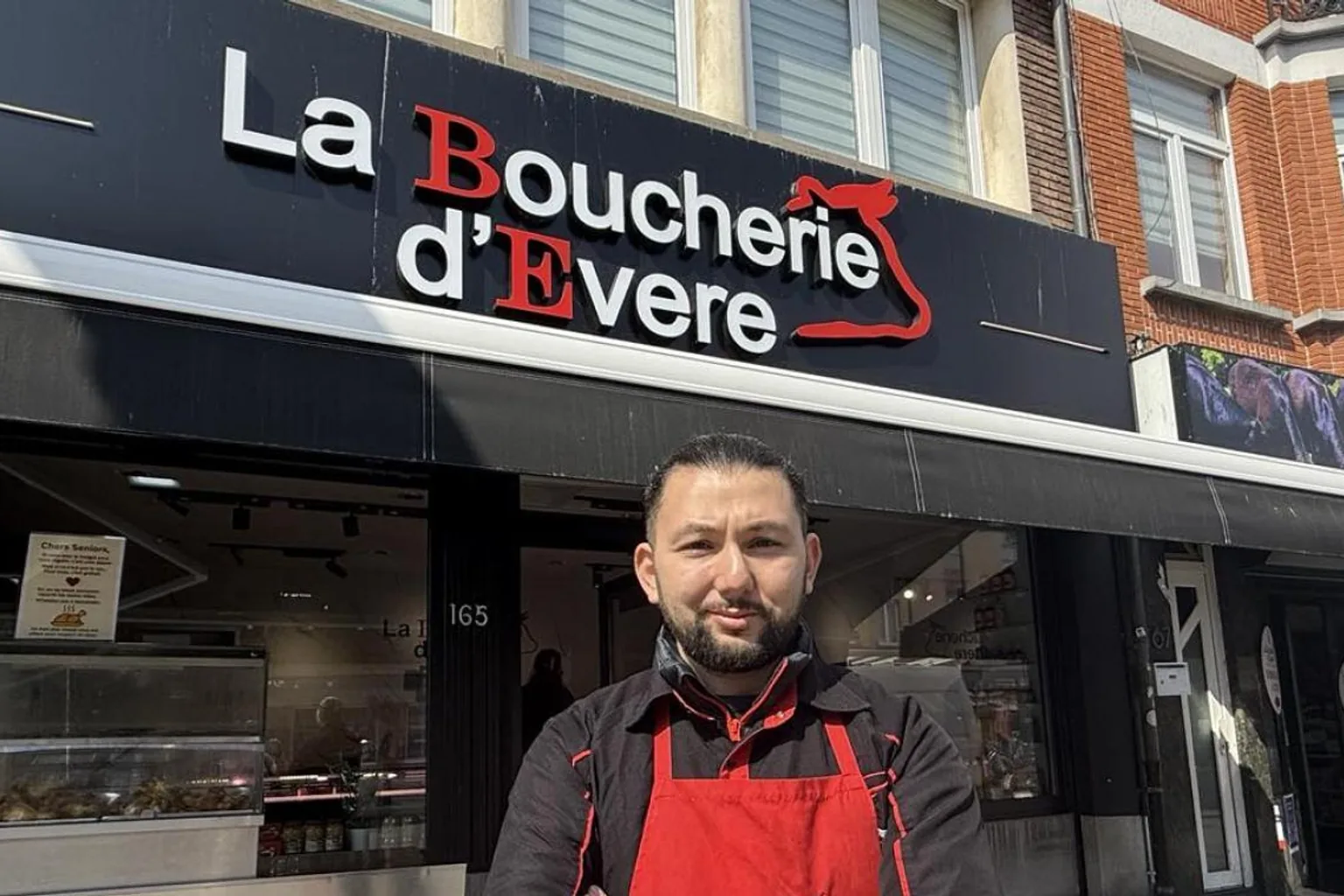 Beeld bij het project Boucherie d'Evere