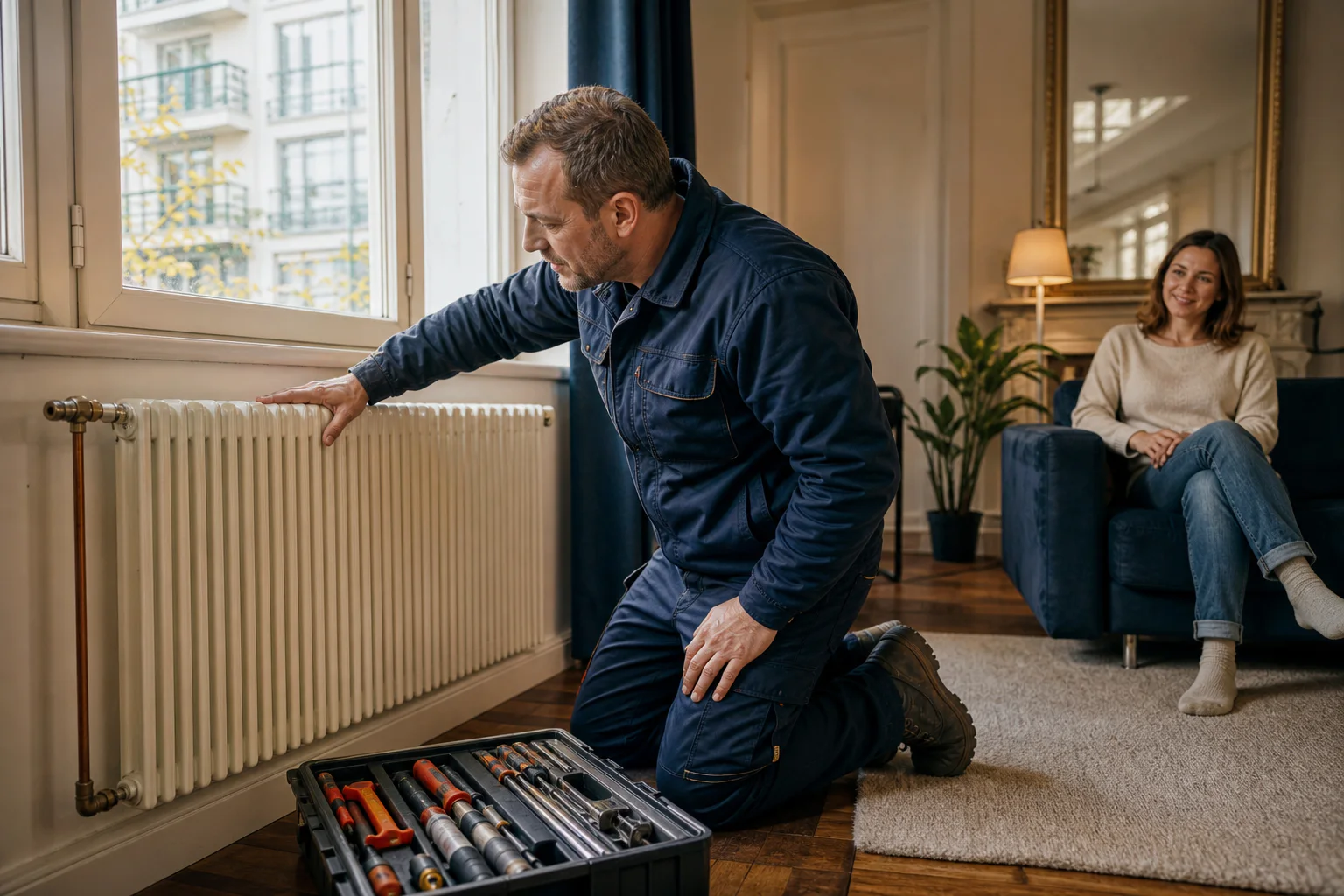Solution built for Lorenzo Chauffage: the new digital workflow in use.
