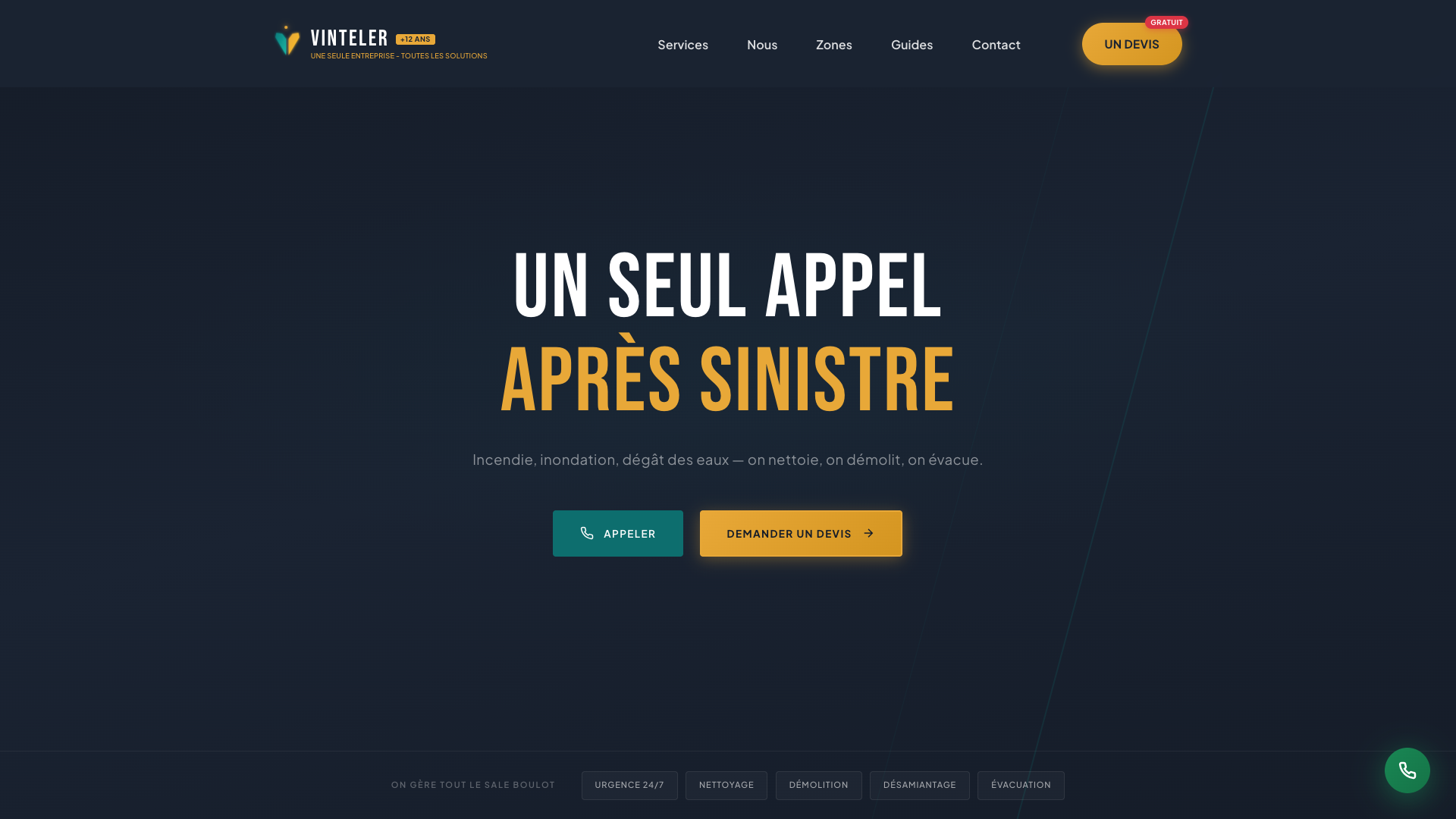 Vinteler - capture d'écran